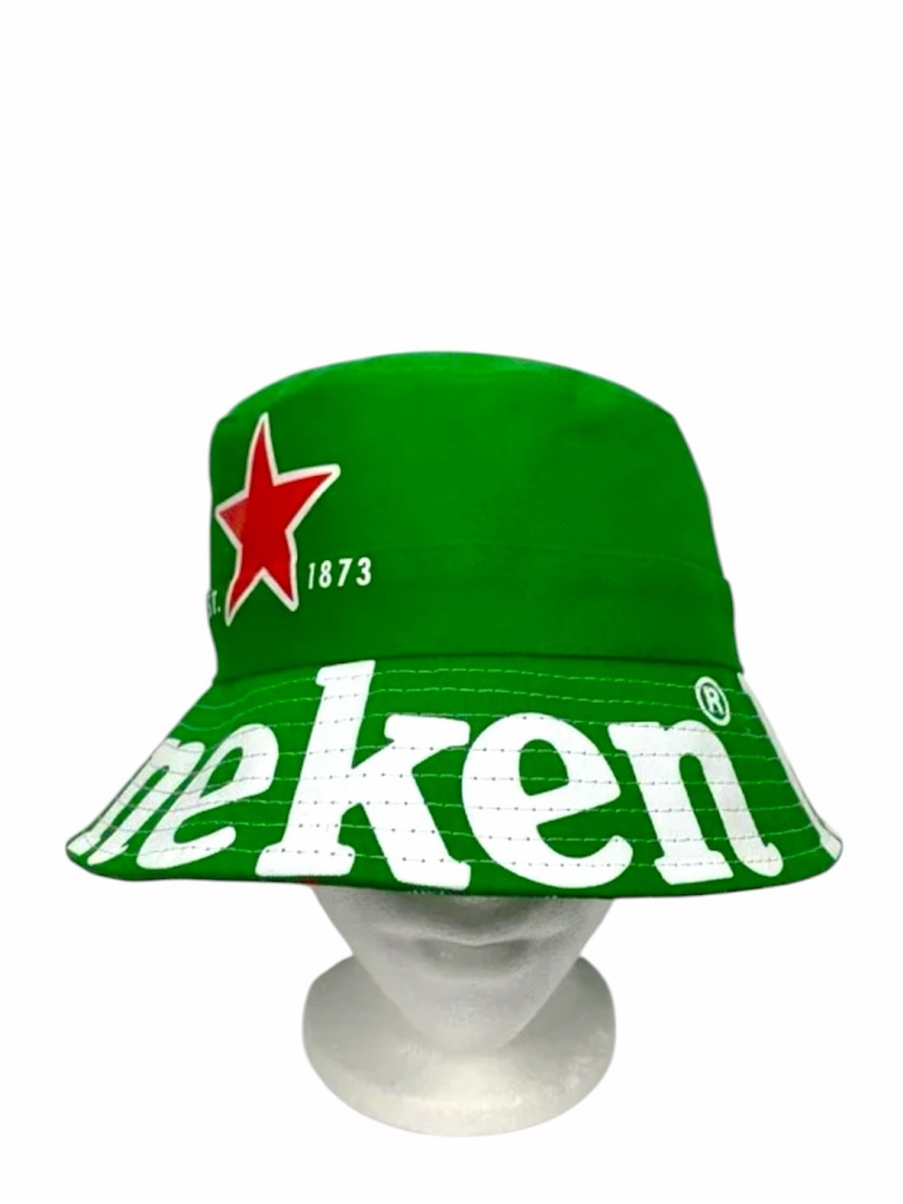 Vibrant Green Heineken Bucket Hat 🍺💚